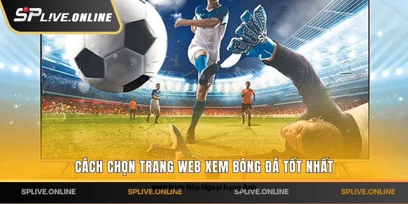 Cách chọn trang web xem bóng đá tốt nhất