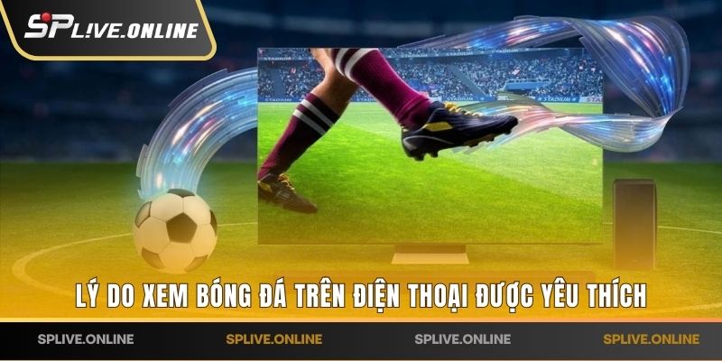 Lý do xem bóng đá trên điện thoại được yêu thích