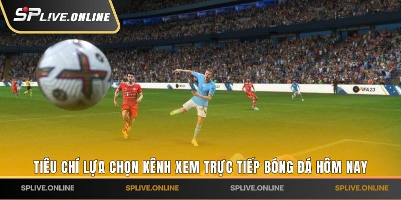 Tiêu chí lựa chọn kênh xem trực tiếp bóng đá hôm nay