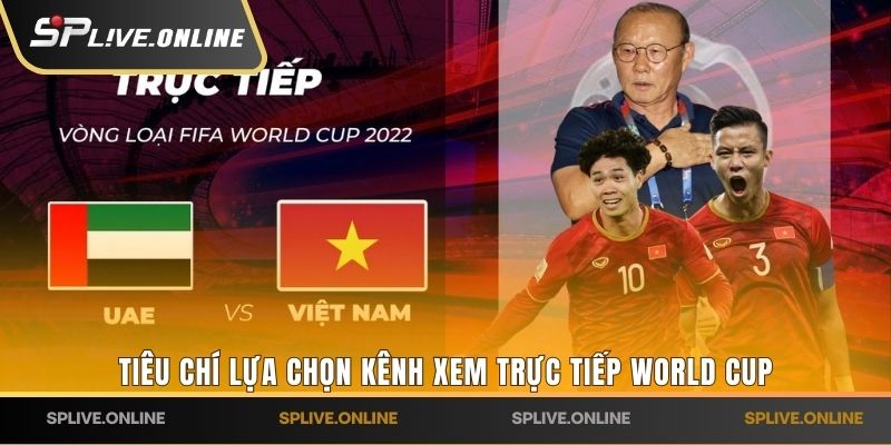Tiêu chí lựa chọn kênh xem trực tiếp World Cup
